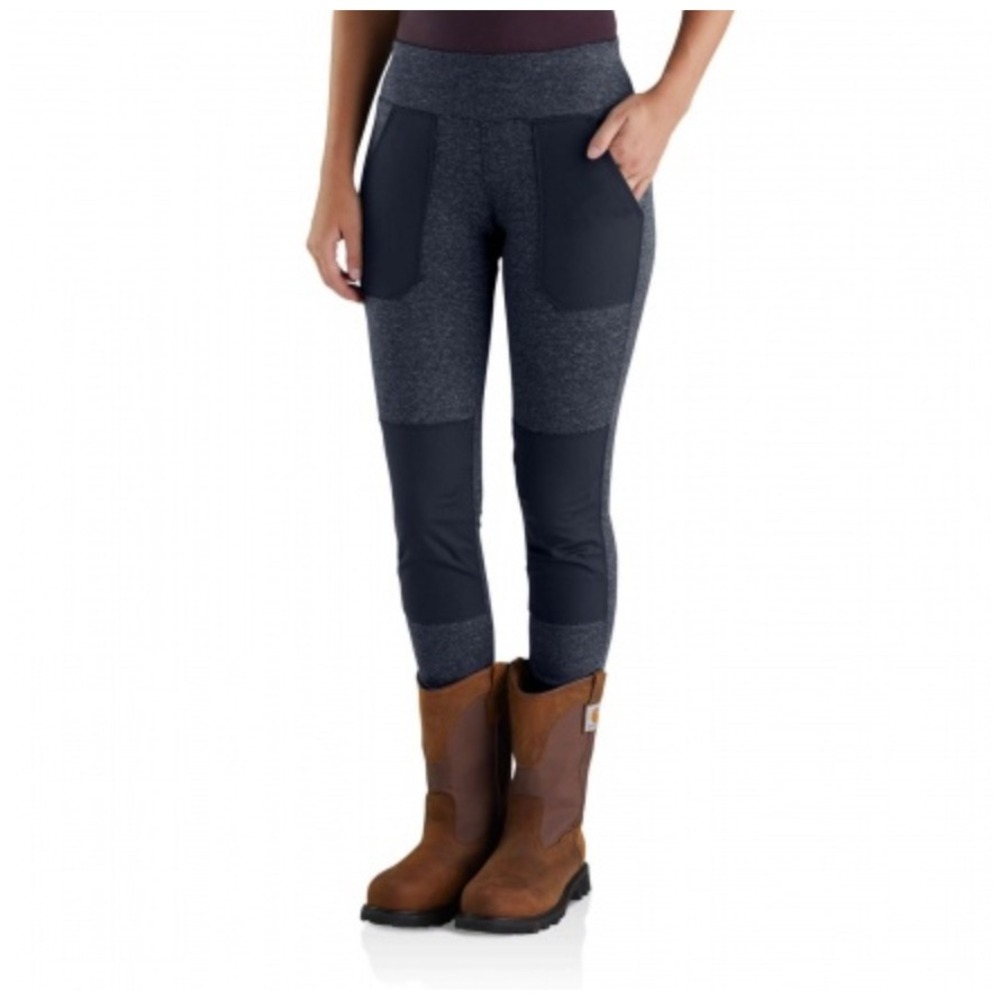 Carhartt Womens Force Utility Leggings Charcoal Heather Grey Fitted XL 16/18